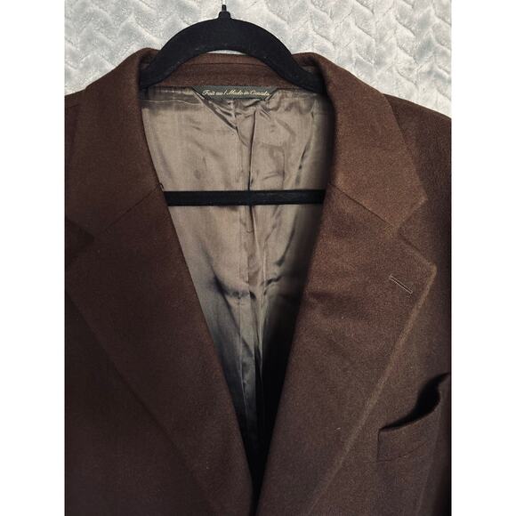 Loro Piana Italy Mens Pure Cashmere Jacket 50R Cocoa elegant luxury old money - Picture 4 of 7